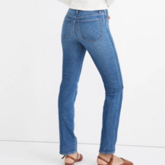 Madewell Stovepipe Full-Length High-Rise Jeans in Styler Wash size 29 x 33 - Picture 4 of 16